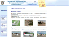 Desktop Screenshot of fliegerschule-stroessenreuther.de